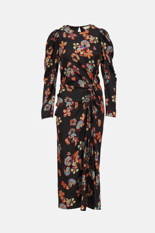Ulla Johnson Silk Floral Dress