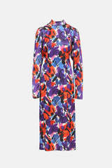Rotate Abstract Print Dress