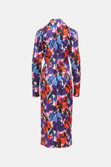 Rotate Abstract Print Dress