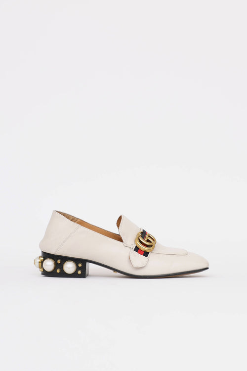 Gucci GG Pearl Studded Loafer