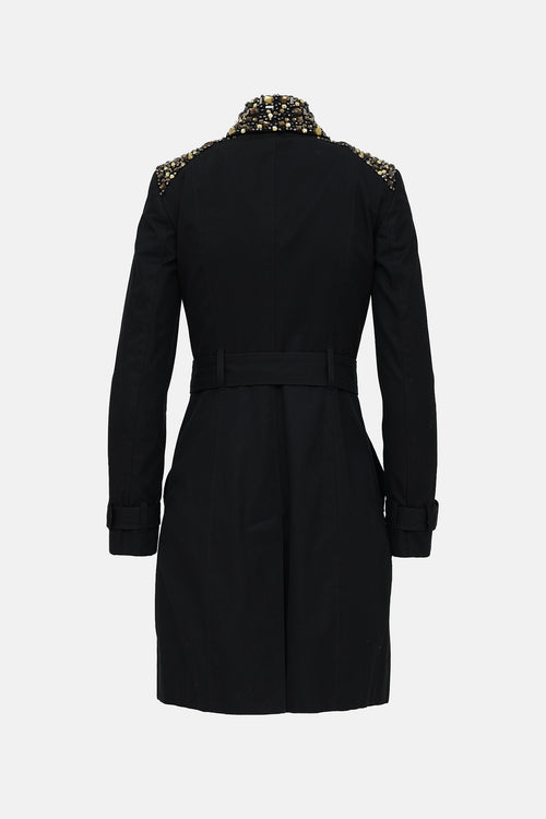 Burberry Embellished Trench Coat