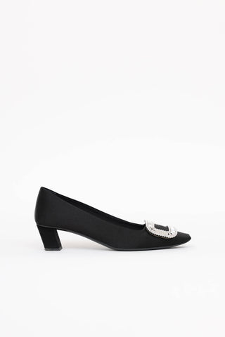 Roger Vivier Satin Trompette Pump