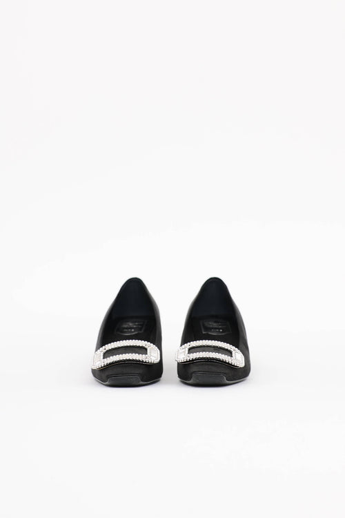 Roger Vivier Satin Trompette Pump