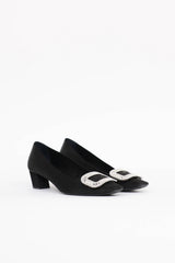 Roger Vivier Satin Trompette Pump