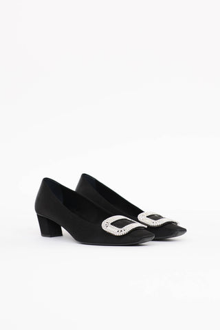 Roger Vivier Satin Trompette Pump