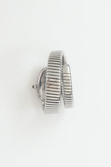 Bulgari Steel & Diamond Serpenti Tubogaz Quartz Watch