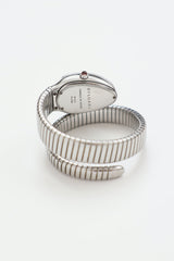 Bulgari Steel & Diamond Serpenti Tubogaz Quartz Watch