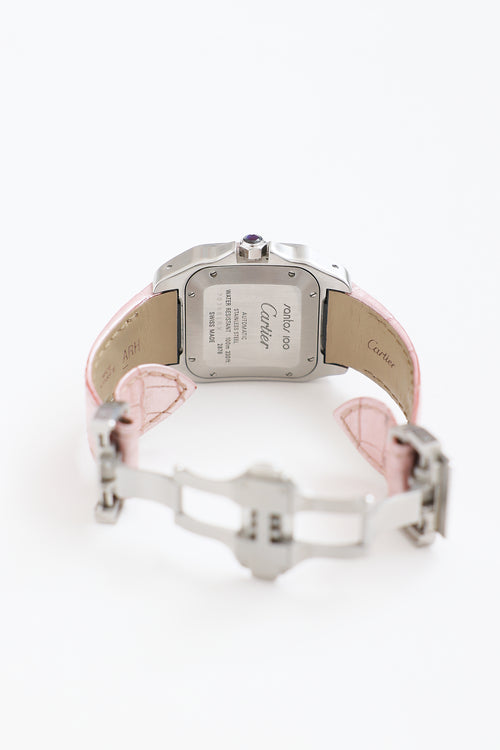 Cartier Steel Santos 100 Automatic 33mm Watch