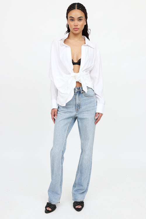 Alexander Wang Fly High Straight Leg Jeans