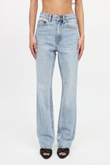 Alexander Wang Fly High Straight Leg Jeans