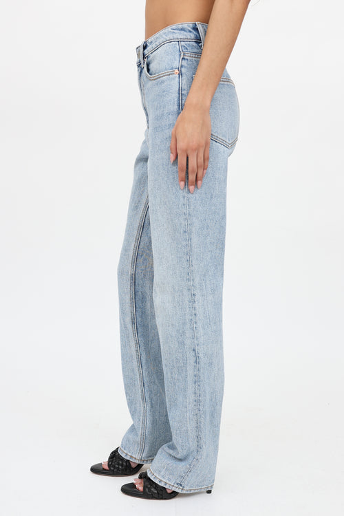 Alexander Wang Fly High Straight Leg Jeans
