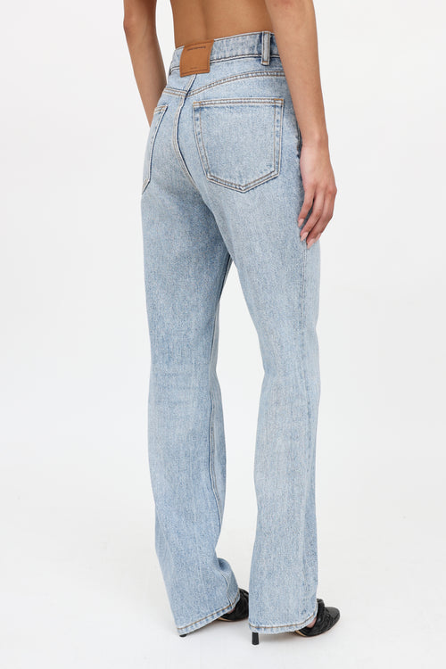 Alexander Wang Fly High Straight Leg Jeans
