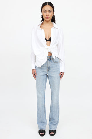 Alexander Wang Fly High Straight Leg Jeans