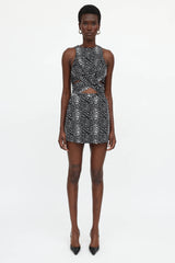 Zimmermann Printed Cut Out Dress