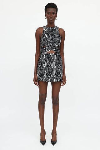 Zimmermann Printed Cut Out Dress