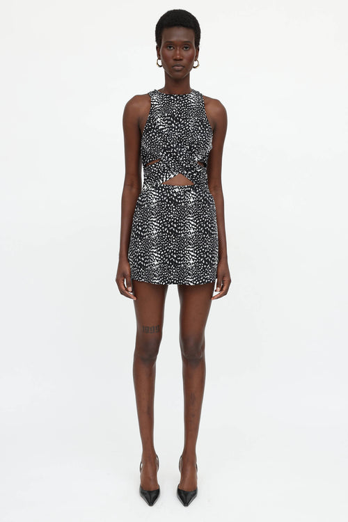 Zimmermann Printed Cut Out Dress