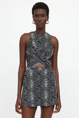 Zimmermann Printed Cut Out Dress