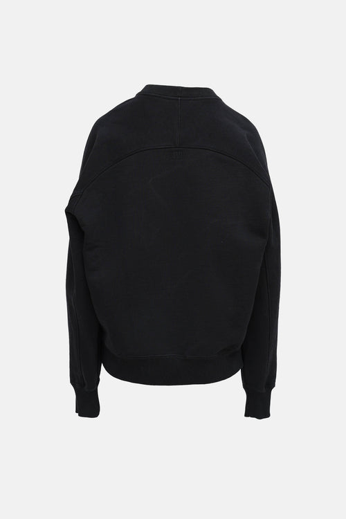 AMI Paris Raglan Crewneck Sweater