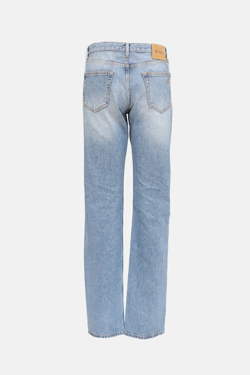 The Attico Long Straight Leg Jeans