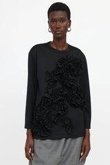 Comme des Garçons Ruffle Applique Top