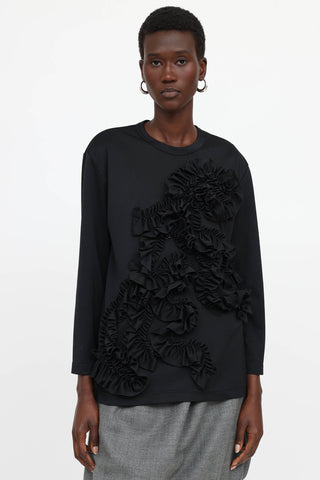 Comme des Garçons Ruffle Applique Top