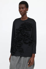 Comme des Garçons Ruffle Applique Top