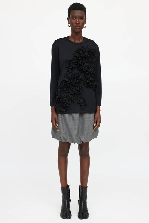 Comme des Garçons Ruffle Applique Top