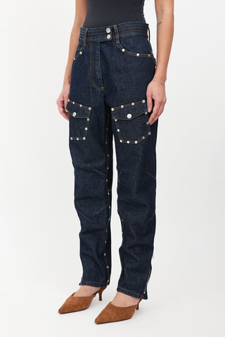 Dries Van Noten Studded Boyfriend Jeans