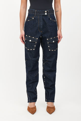 Dries Van Noten Studded Boyfriend Jeans