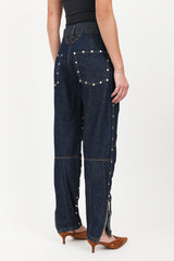 Dries Van Noten Studded Boyfriend Jeans