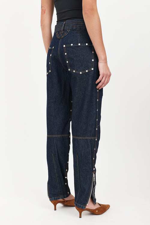 Dries Van Noten Studded Boyfriend Jeans