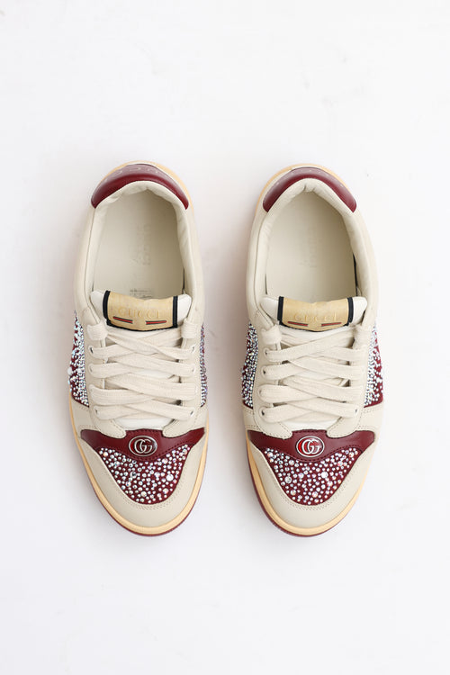 Gucci Crystal Screen  Sneaker