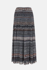 Jean Paul Gaultier Mesh Patterned Skirt