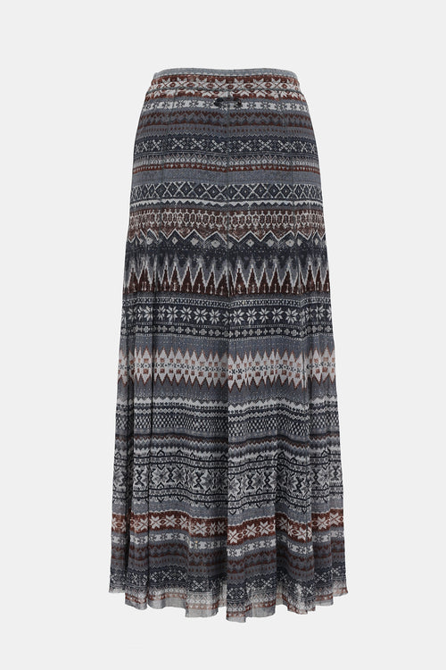 Jean Paul Gaultier Mesh Patterned Skirt
