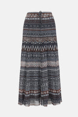 Jean Paul Gaultier Mesh Patterned Skirt