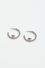 Chanel FW 2017 CC Hoop Earrings