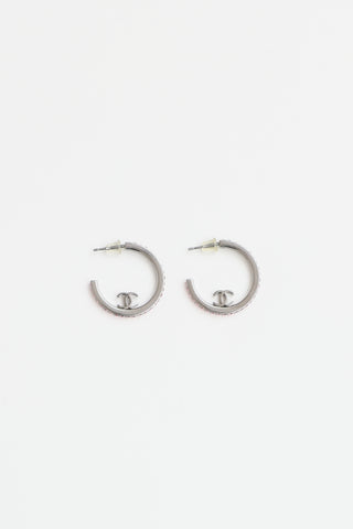 Chanel FW 2017 CC Hoop Earrings