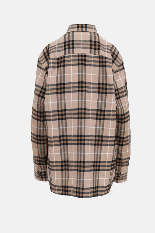 Burberry Check Flannel Shirt