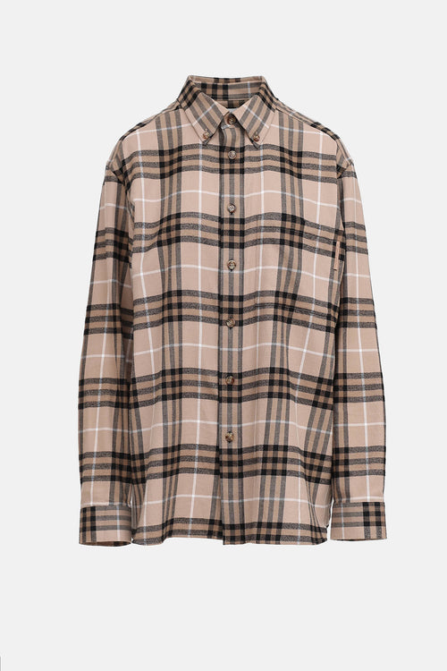Burberry Check Flannel Shirt