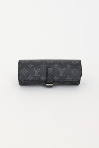 Louis Vuitton Monogram Eclipse 3 Watch Case