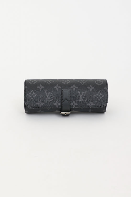 Louis Vuitton Monogram Eclipse 3 Watch Case