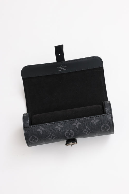 Louis Vuitton Monogram Eclipse 3 Watch Case