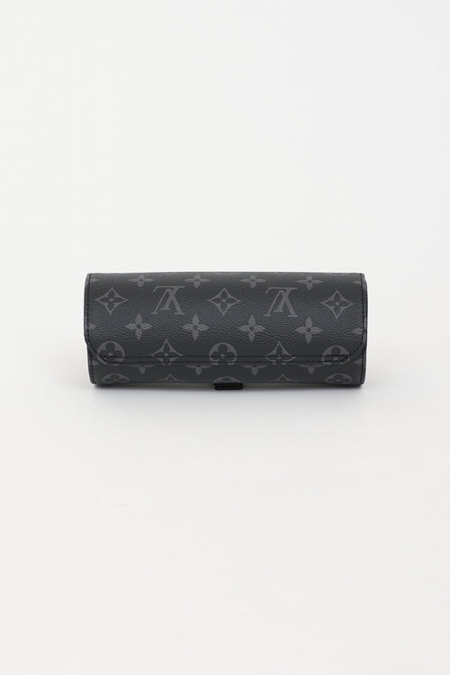 Louis Vuitton Monogram Eclipse 3 Watch Case