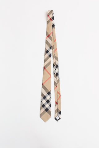 Burberry Silk Check Tie