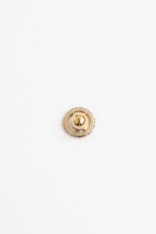 Burberry Rainbow Monogram Earrings
