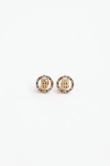 Burberry Rainbow Monogram Earrings