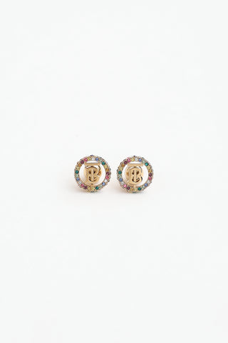 Burberry Rainbow Monogram Earrings