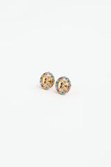 Burberry Rainbow Monogram Earrings