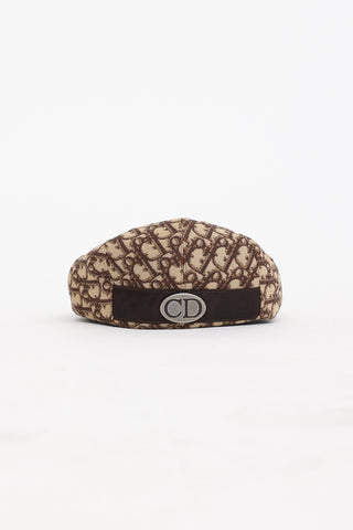 Dior C. 2000's Diorissimo Newsboy Cap