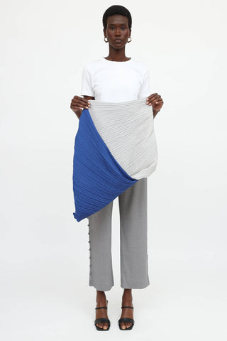 Issey Miyake Pleated Circle Scarf